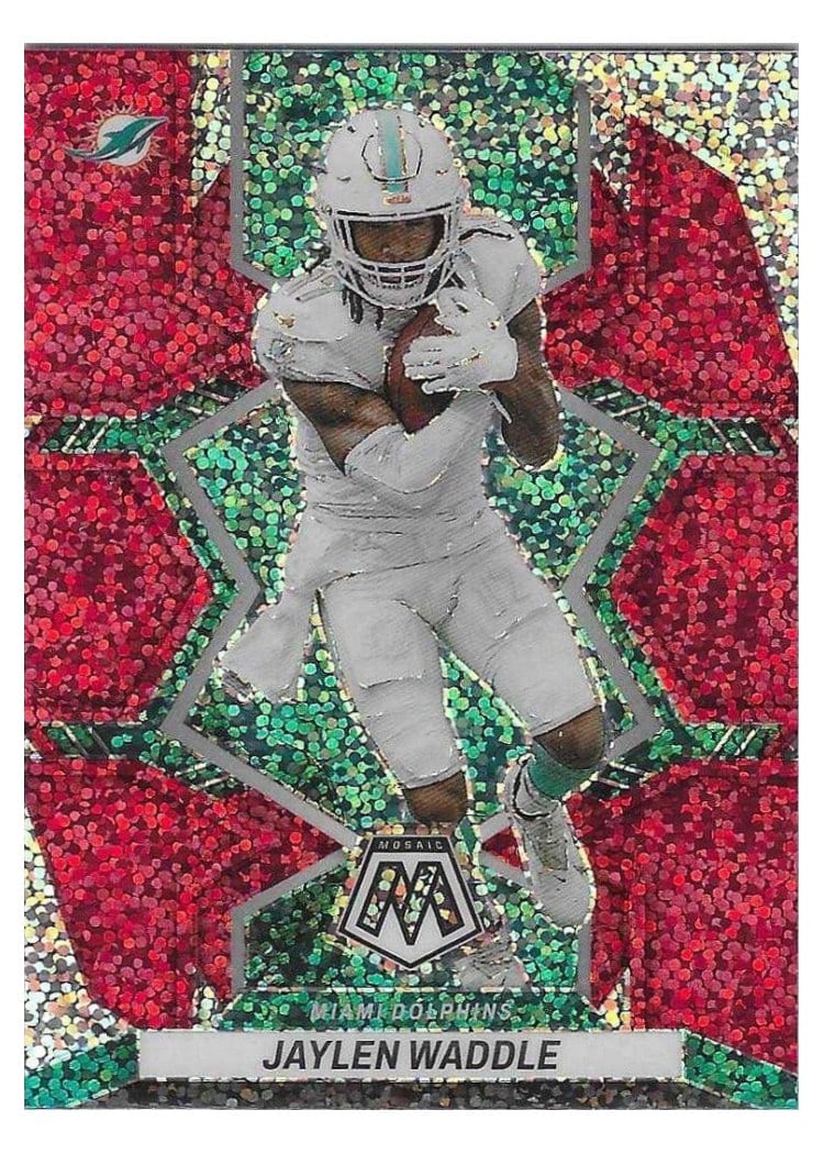 2022 Panini Mosaic Base Set Jaylen Waddle #122 card