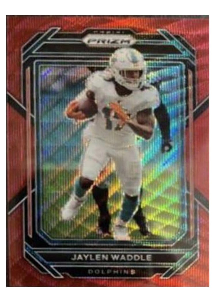 2022 Panini Prizm Base Set Jaylen Waddle #181 card