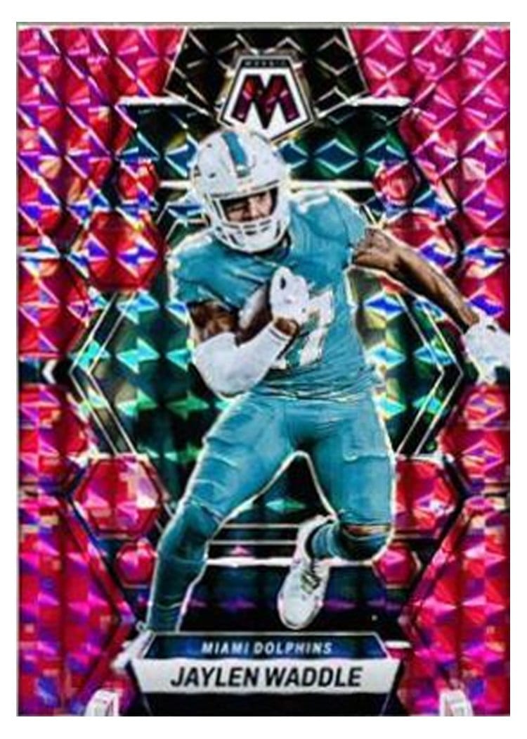 2023 Panini Mosaic Base Set Jaylen Waddle #145 card