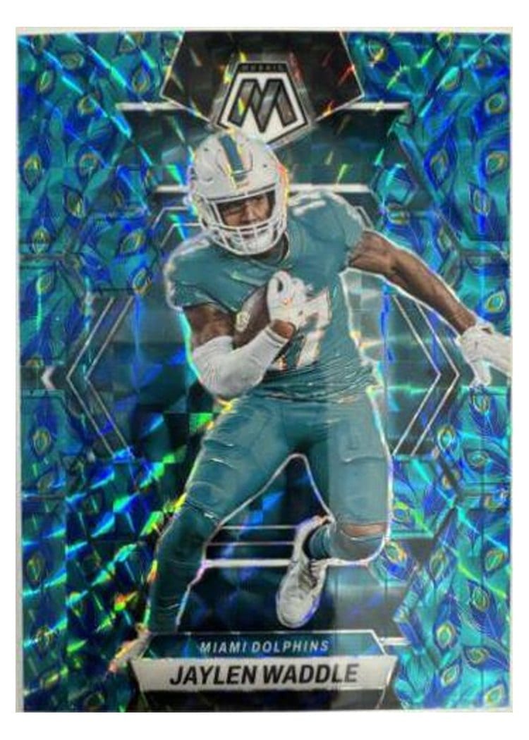 2023 Panini Mosaic Base Set Jaylen Waddle #145 card
