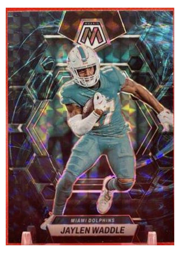 2023 Panini Mosaic Base Set Jaylen Waddle #145 card