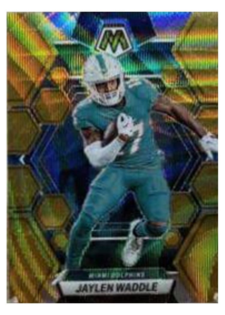 2023 Panini Mosaic Base Set Jaylen Waddle #145 card