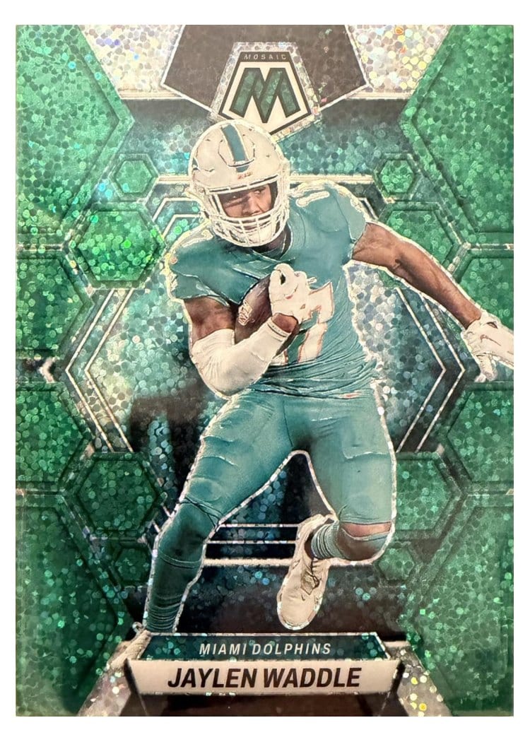 2023 Panini Mosaic Base Set Jaylen Waddle #145 card