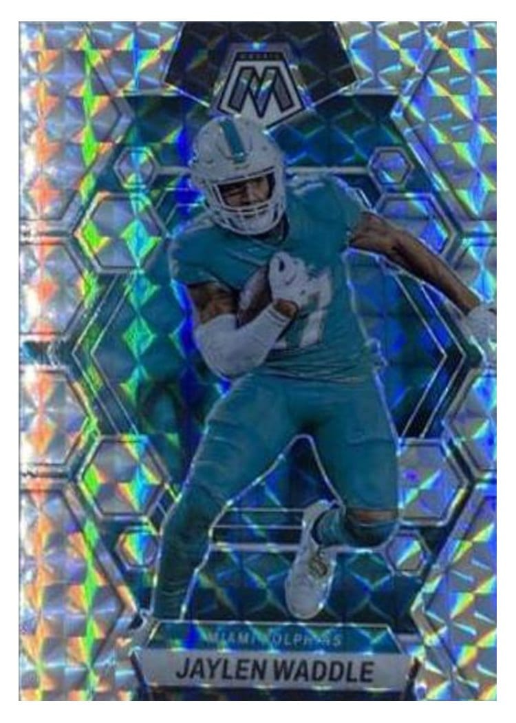 2023 Panini Mosaic Base Set Jaylen Waddle #145 card