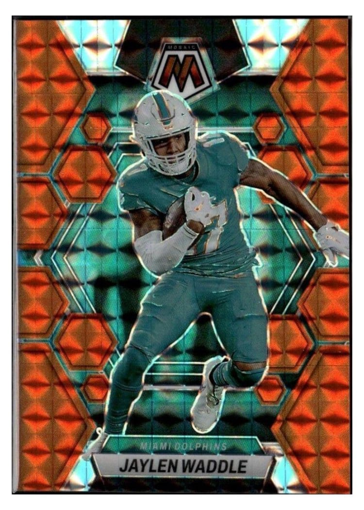 2023 Panini Mosaic Base Set Jaylen Waddle #145 card