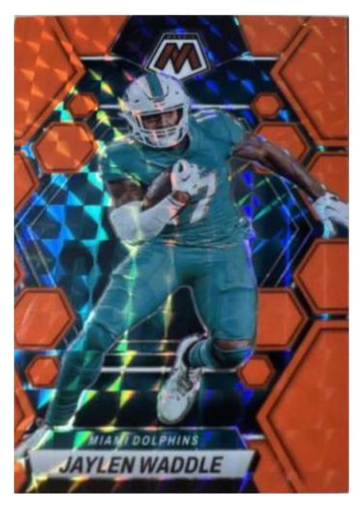 2023 Panini Mosaic Base Set Jaylen Waddle #145 card