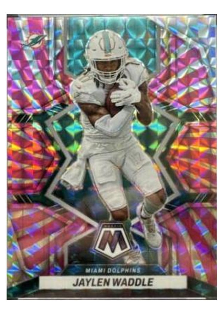2023 Panini Mosaic Base Set Jaylen Waddle #145 card