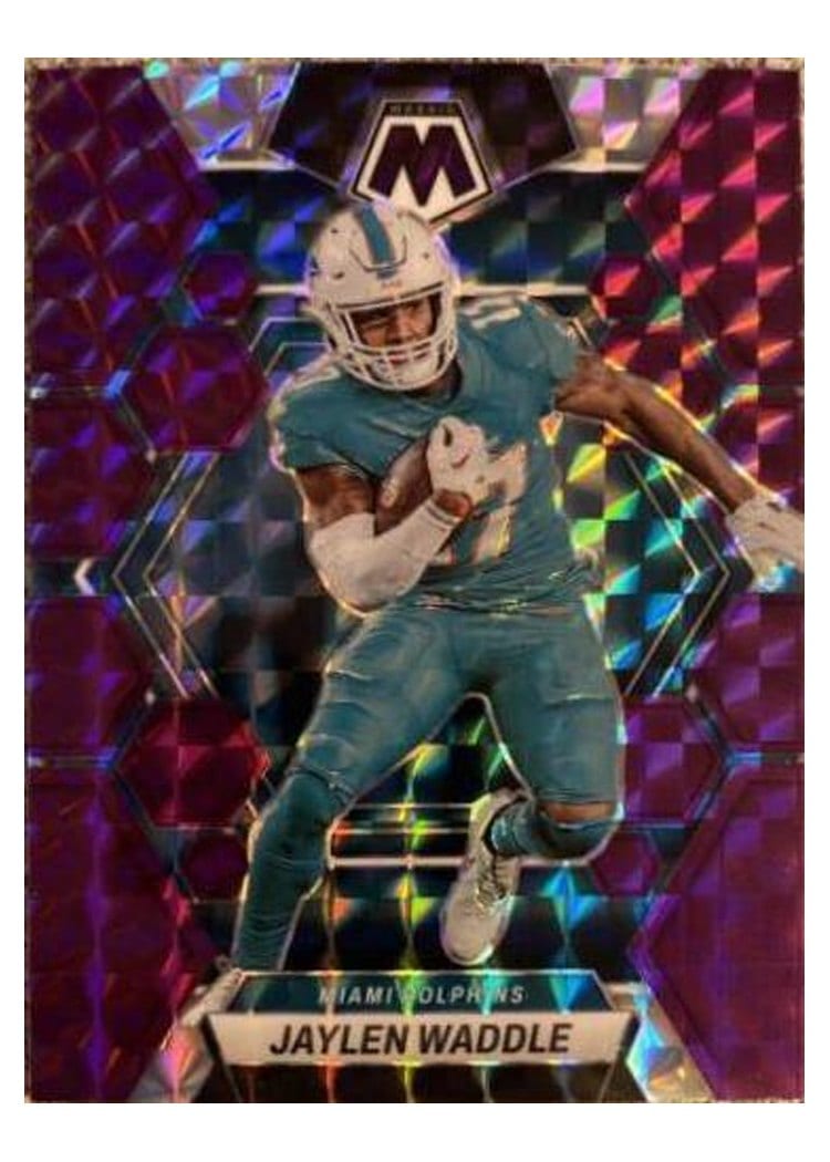 2023 Panini Mosaic Base Set Jaylen Waddle #145 card