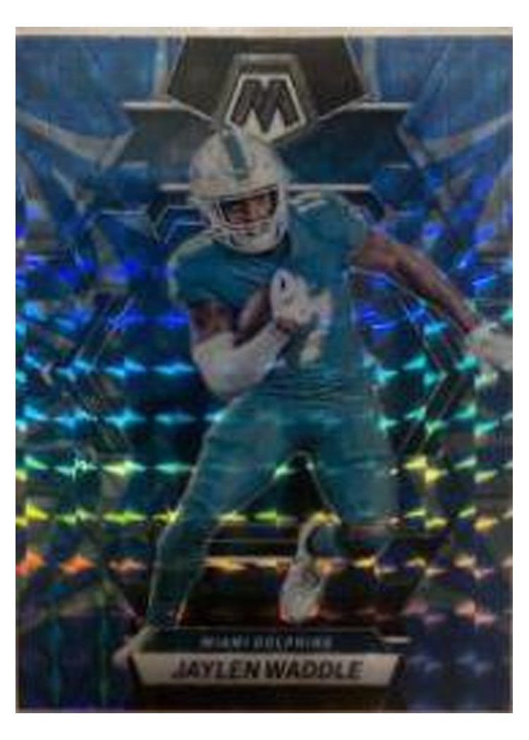2023 Panini Mosaic Base Set Jaylen Waddle #145 card