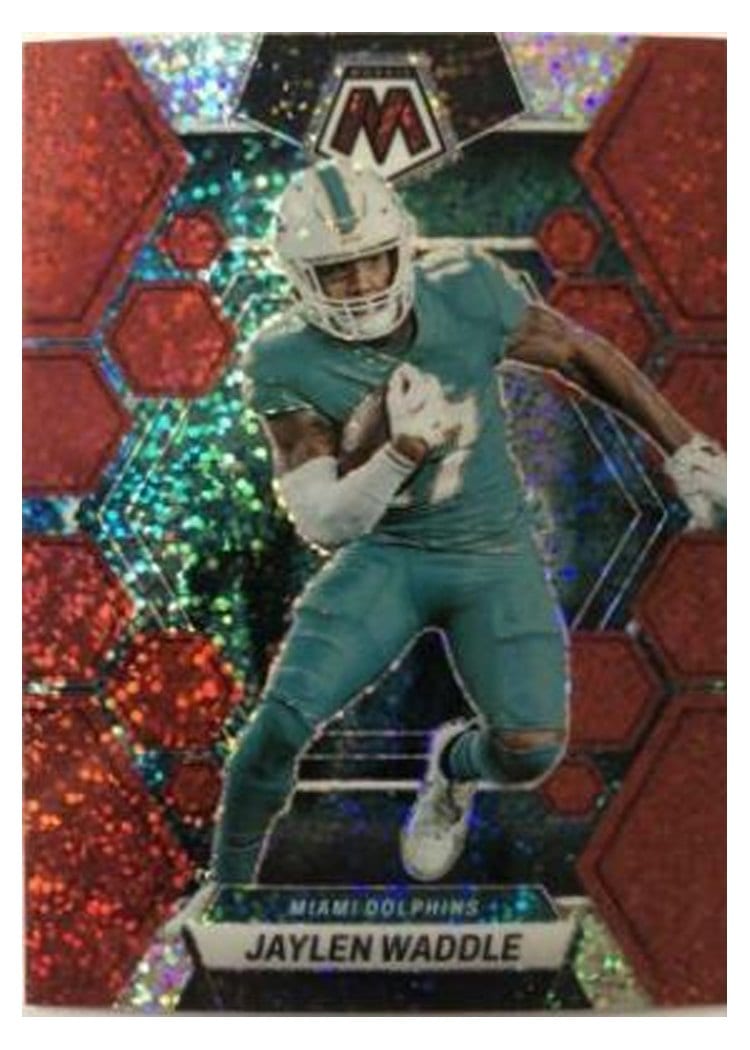 2023 Panini Mosaic Base Set Jaylen Waddle #145 card