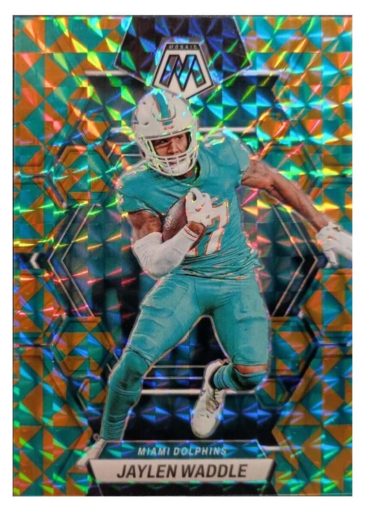 2023 Panini Mosaic Base Set Jaylen Waddle #145 card