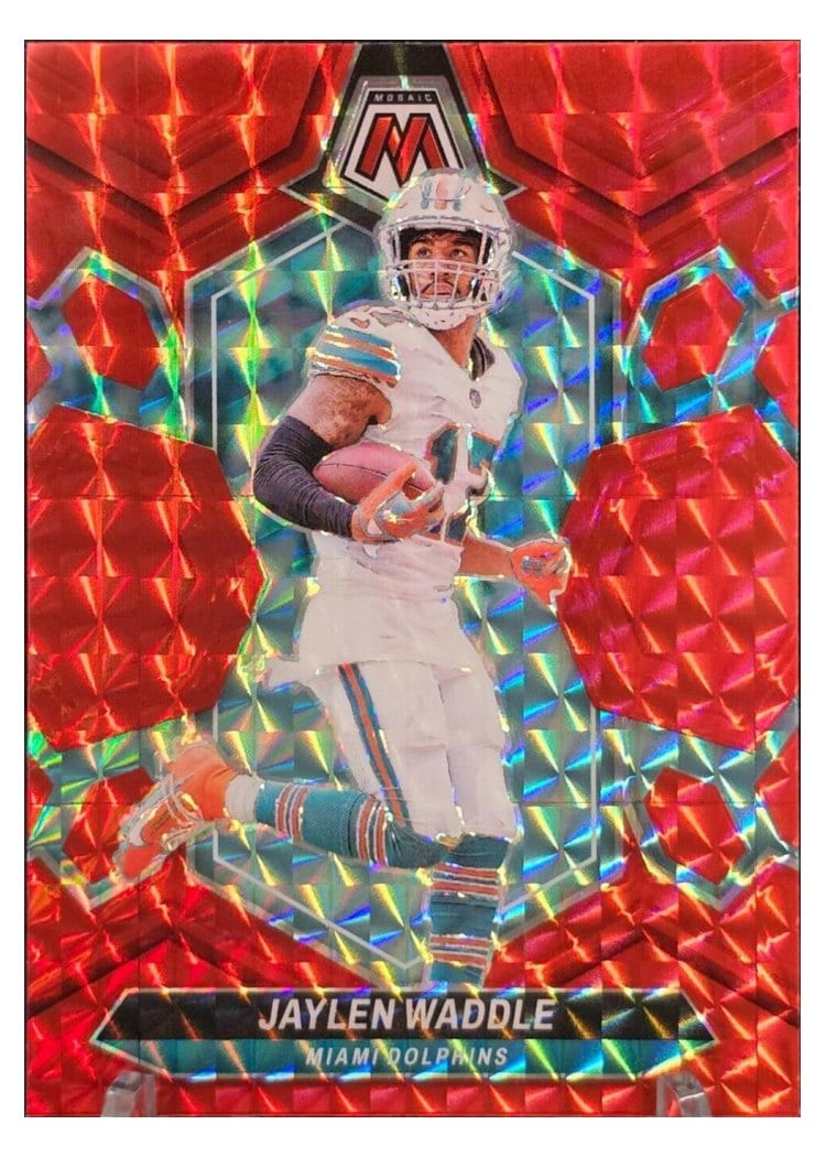 2024 Panini Mosaic Base Set Jaylen Waddle #138 card