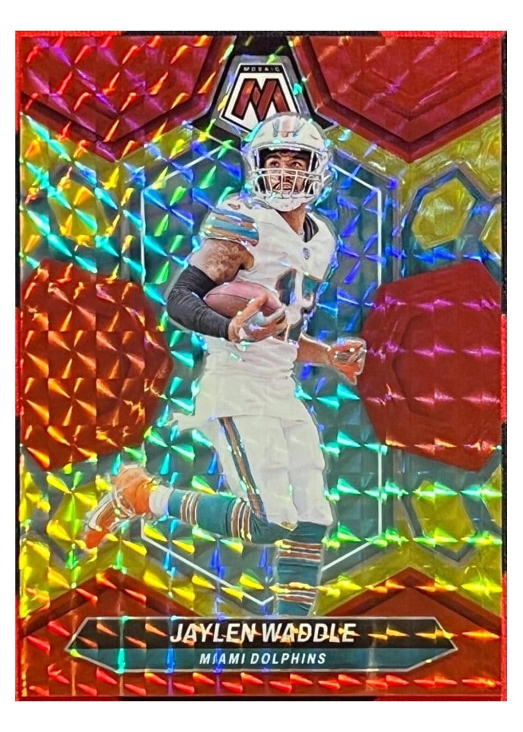 2024 Panini Mosaic Base Set Jaylen Waddle #138 card