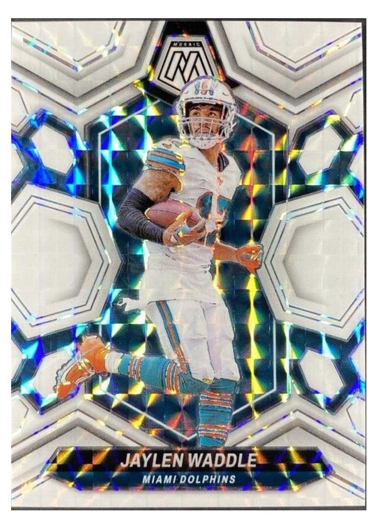2024 Panini Mosaic Base Set Jaylen Waddle #138 card