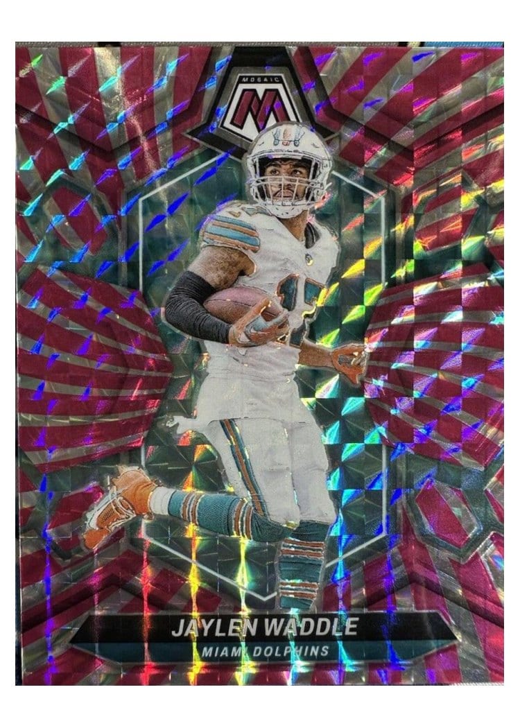2024 Panini Mosaic Base Set Jaylen Waddle #138 card