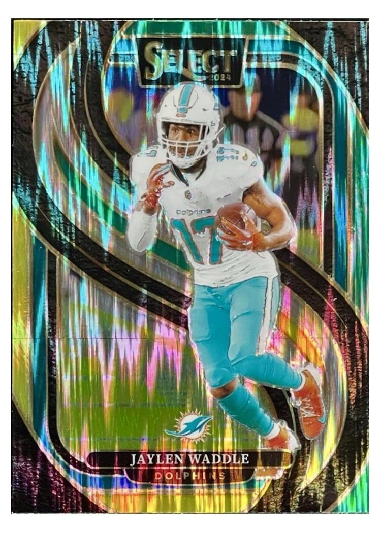 2024 Panini Select Base Set Jaylen Waddle #168 card