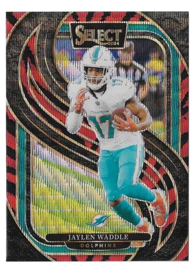 2024 Panini Select Base Set Jaylen Waddle #168 card
