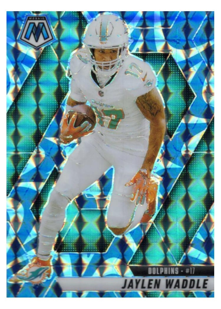 2025 Panini Mosaic Base Set Jaylen Waddle #155 card