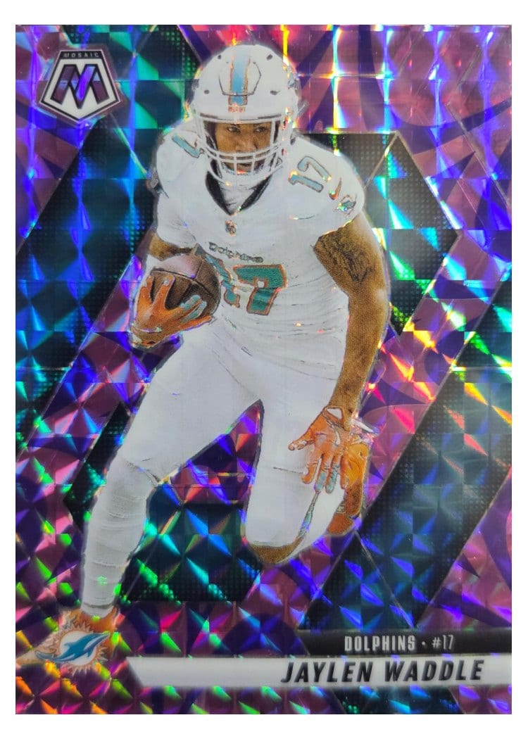 2025 Panini Mosaic Base Set Jaylen Waddle #155 card