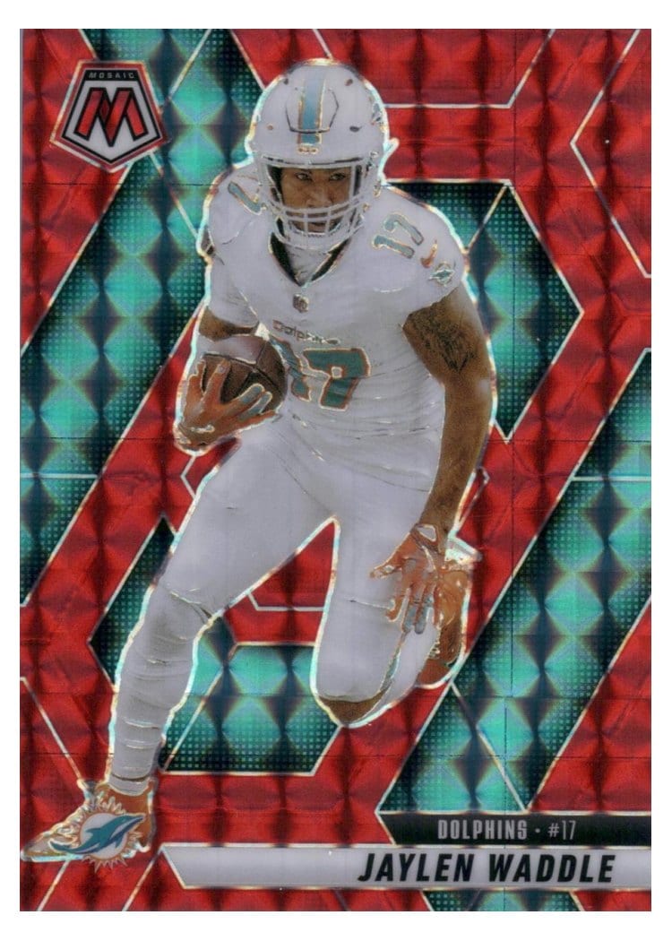 2025 Panini Mosaic Base Set Jaylen Waddle #155 card