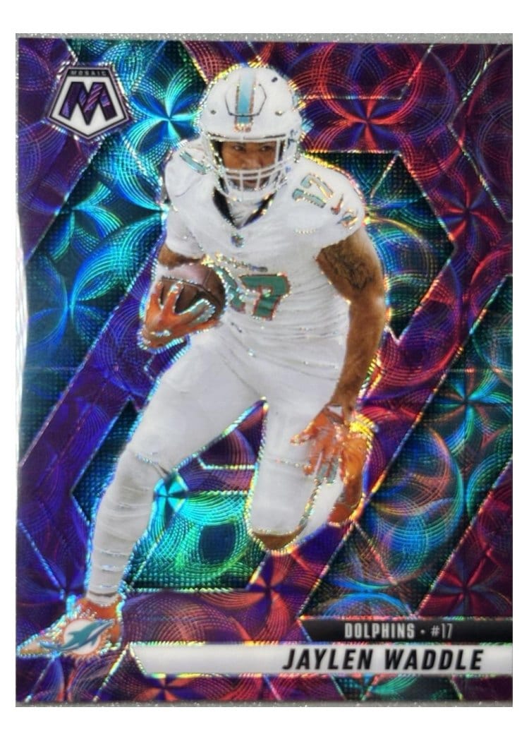2025 Panini Mosaic Base Set Jaylen Waddle #155 card