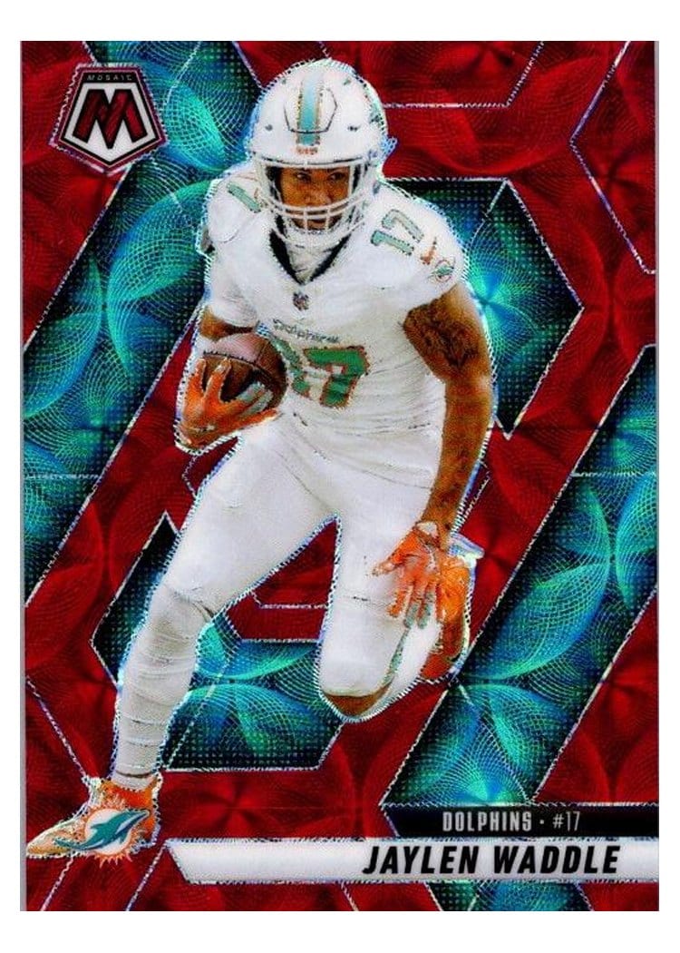2025 Panini Mosaic Base Set Jaylen Waddle #155 card