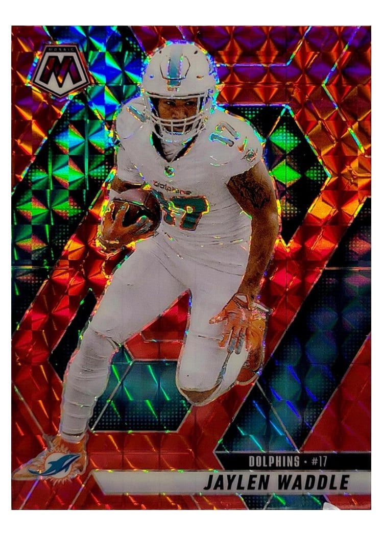 2025 Panini Mosaic Base Set Jaylen Waddle #155 card