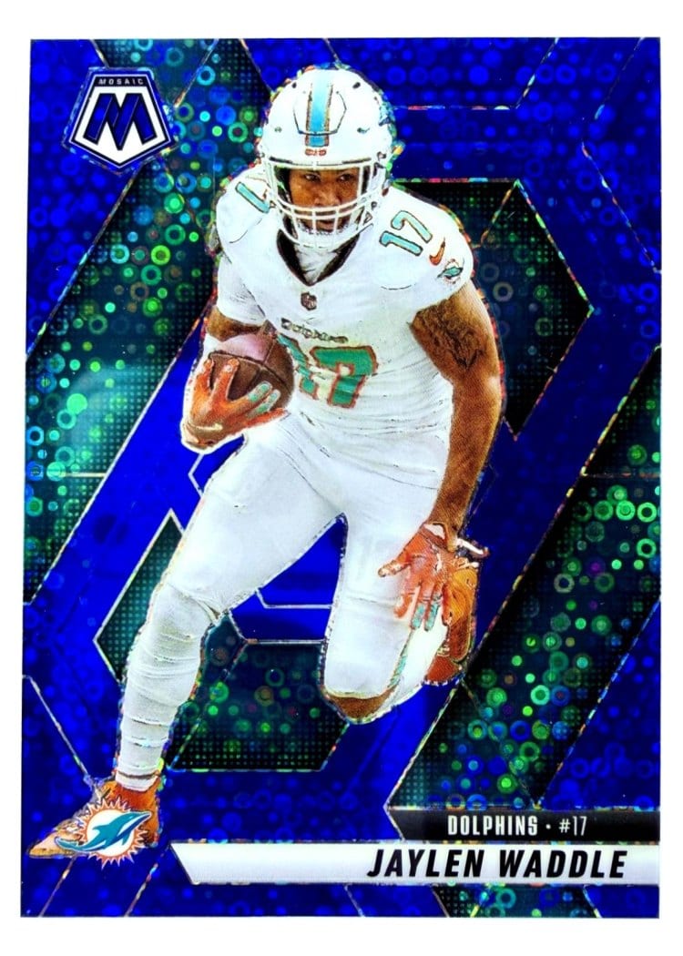 2025 Panini Mosaic Base Set Jaylen Waddle #155 card