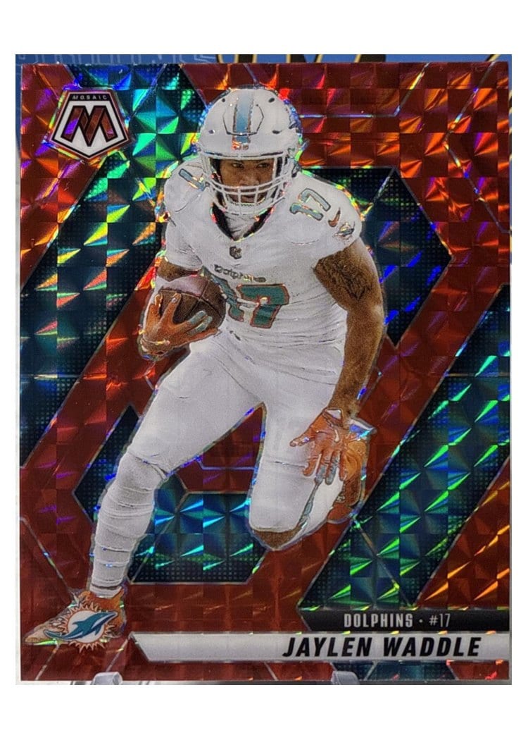 2025 Panini Mosaic Base Set Jaylen Waddle #155 card