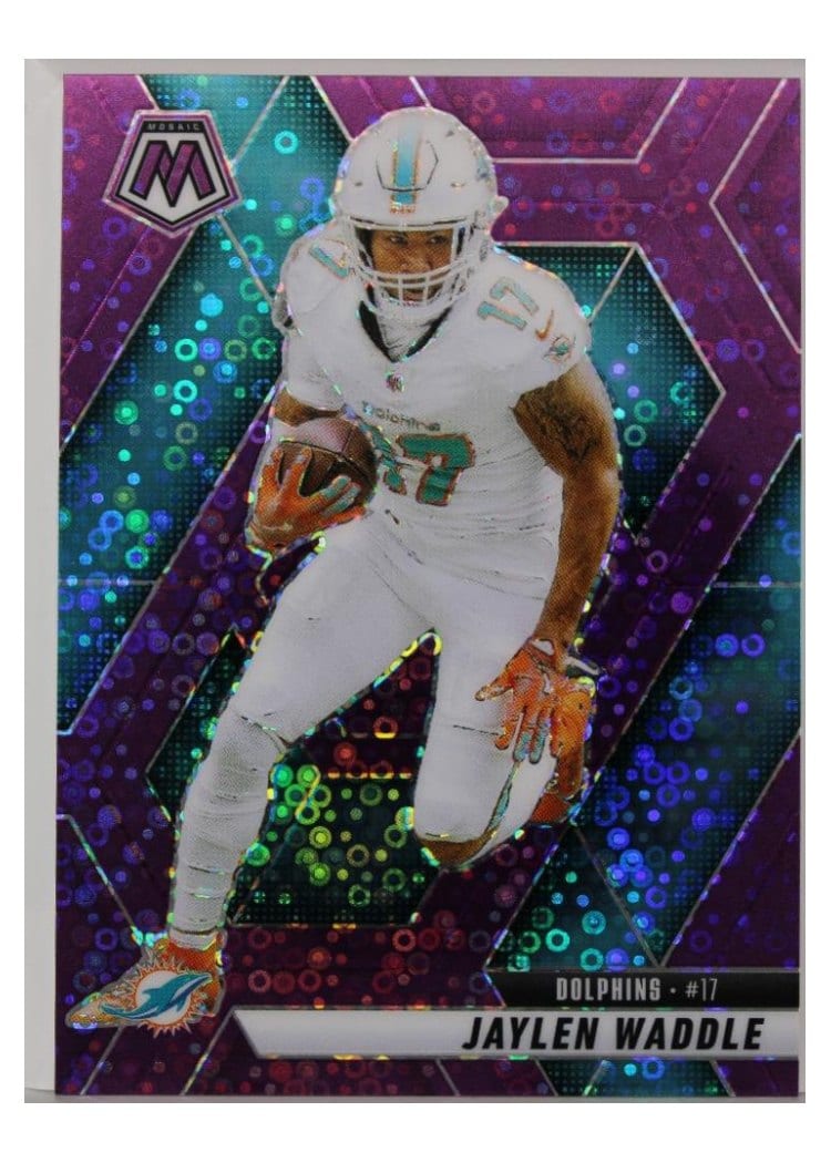 2025 Panini Mosaic Base Set Jaylen Waddle #155 card