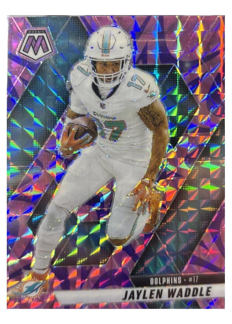 2025 Panini Mosaic Base Set Jaylen Waddle #155 card