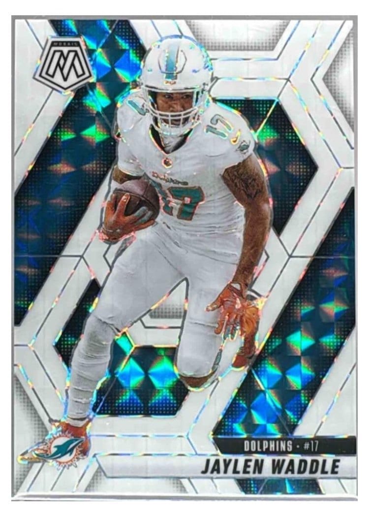 2025 Panini Mosaic Base Set Jaylen Waddle #155 card