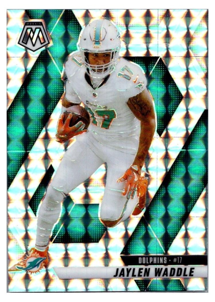 2025 Panini Mosaic Base Set Jaylen Waddle #155 card