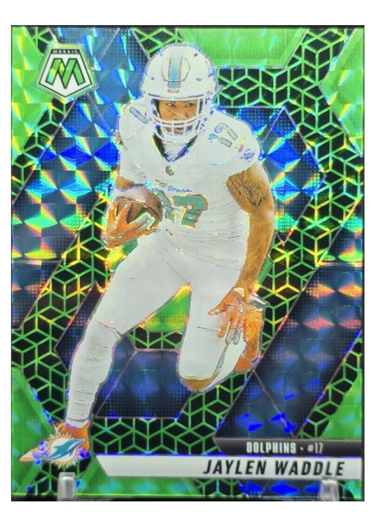 2025 Panini Mosaic Base Set Jaylen Waddle #155 card