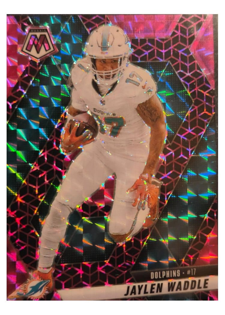 2025 Panini Mosaic Base Set Jaylen Waddle #155 card