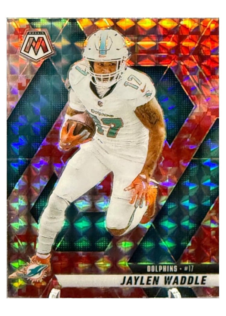 2025 Panini Mosaic Base Set Jaylen Waddle #155 card