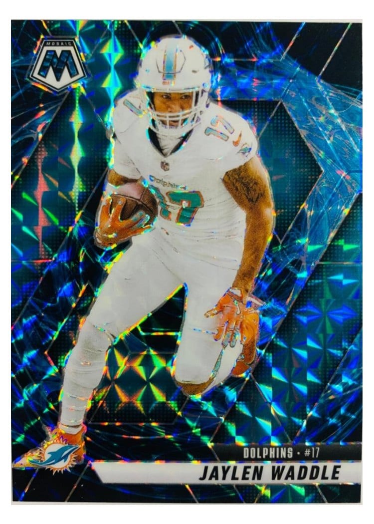 2025 Panini Mosaic Base Set Jaylen Waddle #155 card