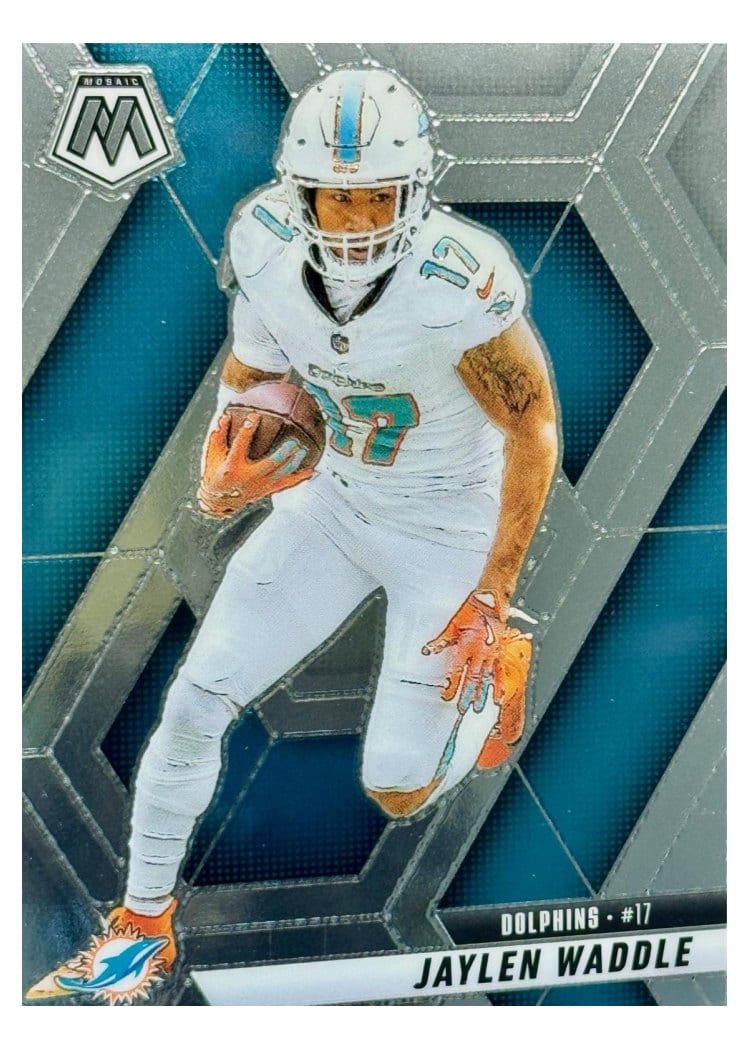 2025 Panini Mosaic Base Set Jaylen Waddle #155 card