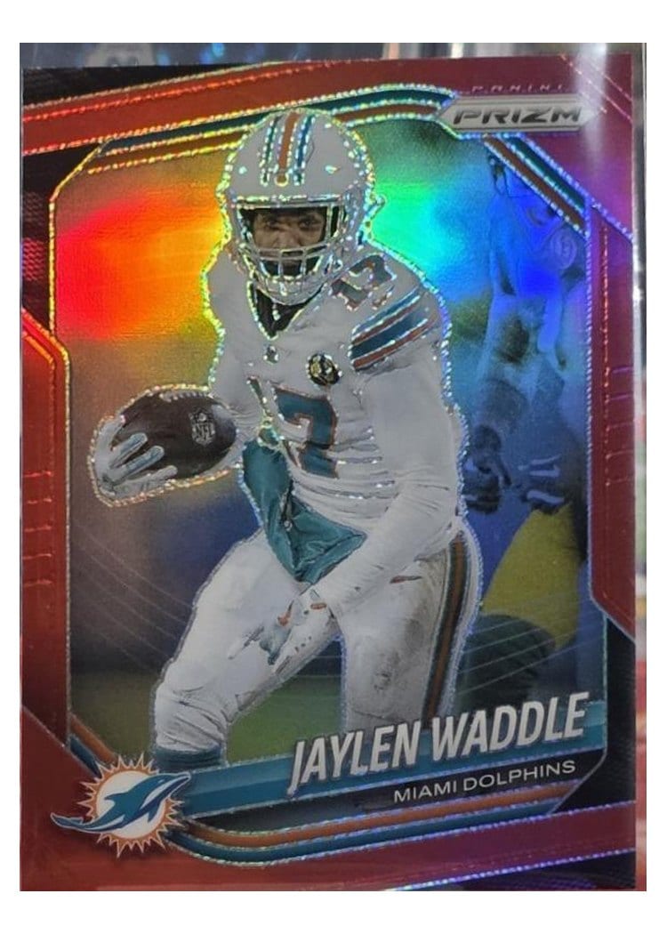 2025 Panini Prizm Base Set Jaylen Waddle #172 card