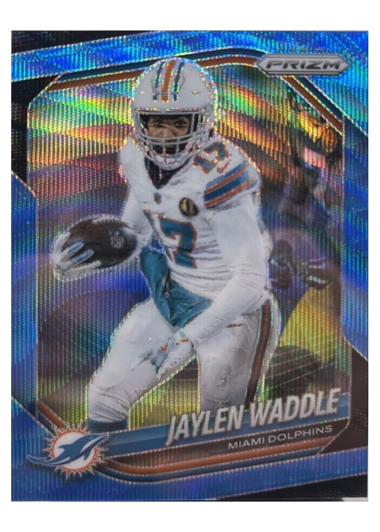 2025 Panini Prizm Base Set Jaylen Waddle #172 card