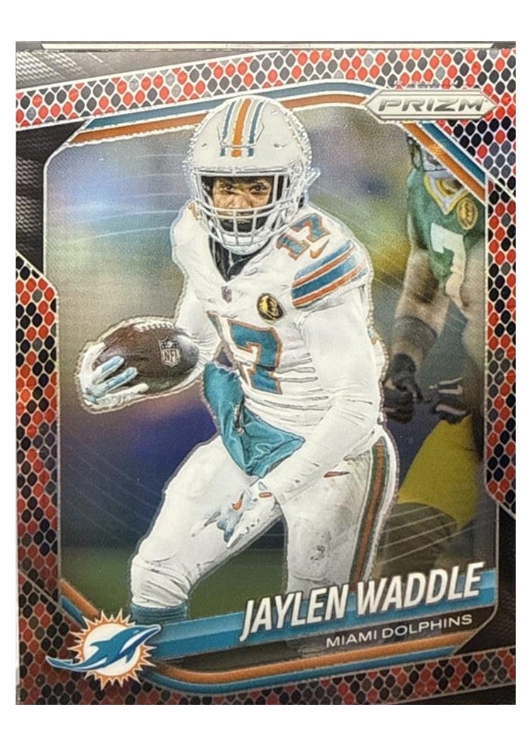 2025 Panini Prizm Base Set Jaylen Waddle #172 card