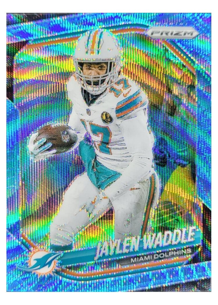 2025 Panini Prizm Base Set Jaylen Waddle #172 card