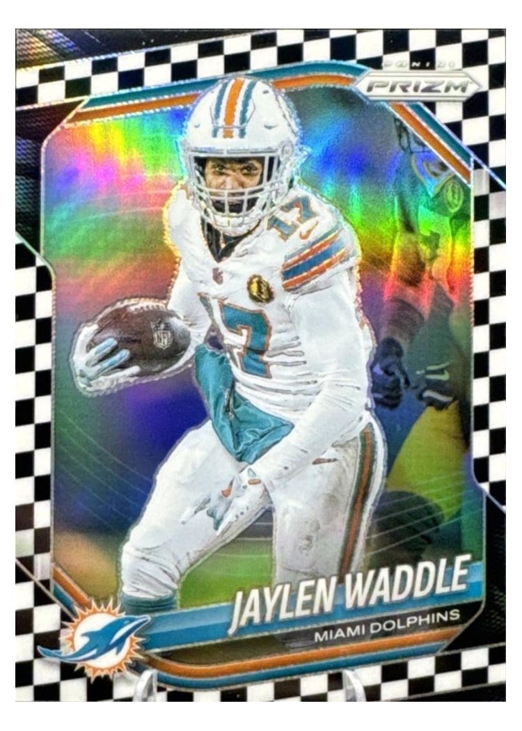 2025 Panini Prizm Base Set Jaylen Waddle #172 card