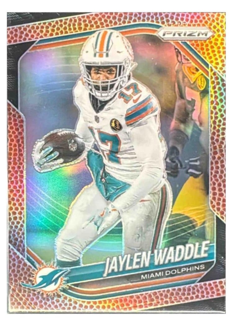 2025 Panini Prizm Base Set Jaylen Waddle #172 card