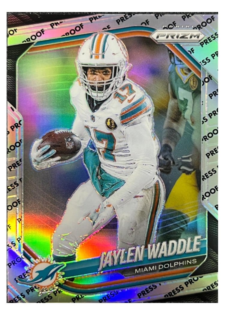 2025 Panini Prizm Base Set Jaylen Waddle #172 card