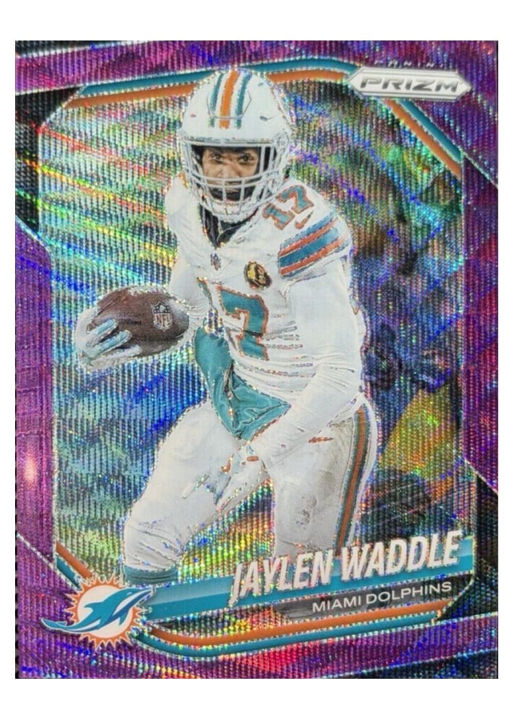 2025 Panini Prizm Base Set Jaylen Waddle #172 card