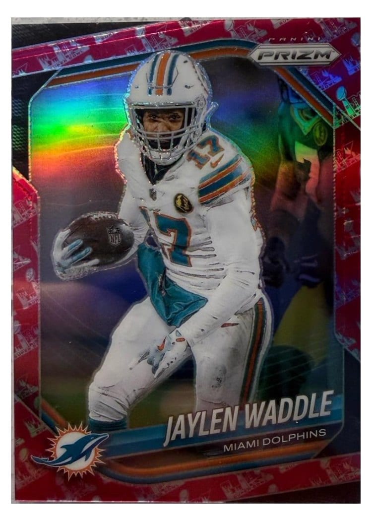 2025 Panini Prizm Base Set Jaylen Waddle #172 card