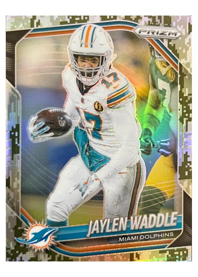 2025 Panini Prizm Base Set Jaylen Waddle #172 card