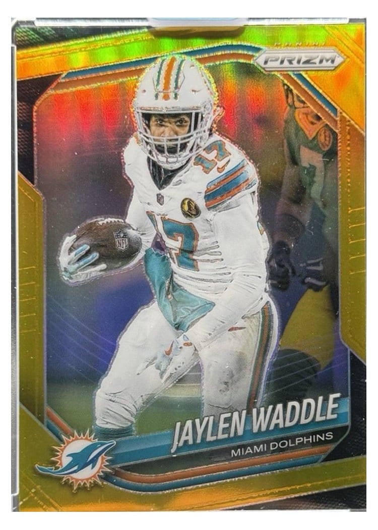 2025 Panini Prizm Base Set Jaylen Waddle #172 card