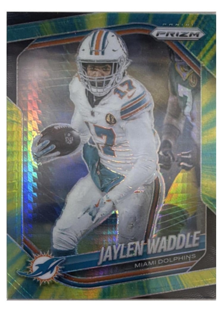 2025 Panini Prizm Base Set Jaylen Waddle #172 card